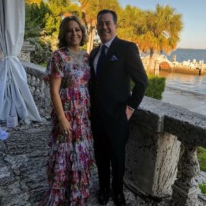 Needle & Thread Floor Length Dress